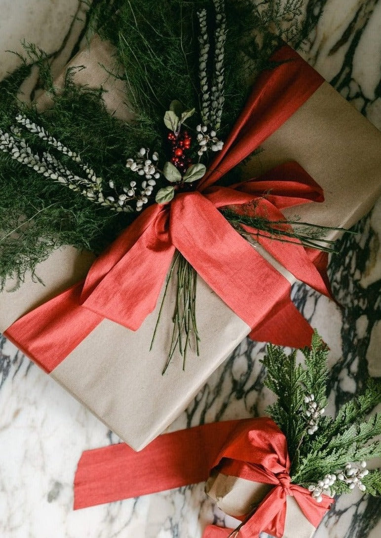 Preserved Plumosus Fern for Christmas Gift Wrapping at Afloral