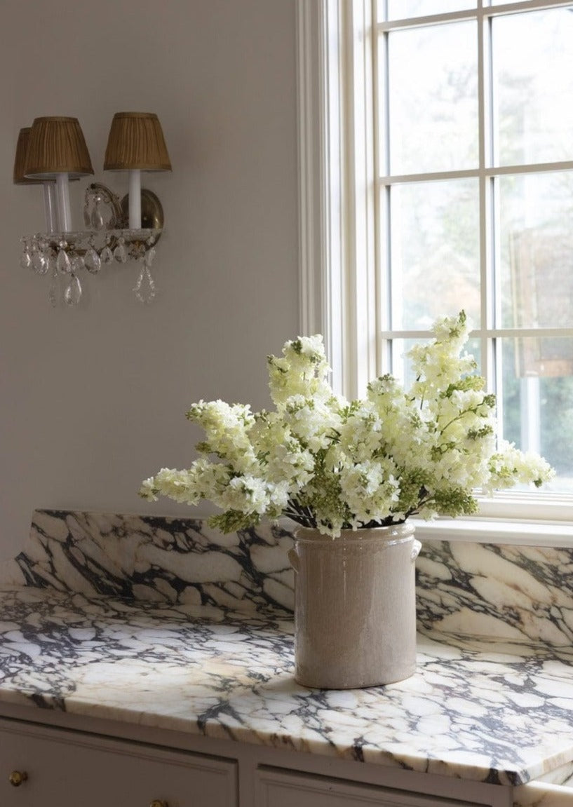 Afloral Premium Artificial Lilacs in Cream