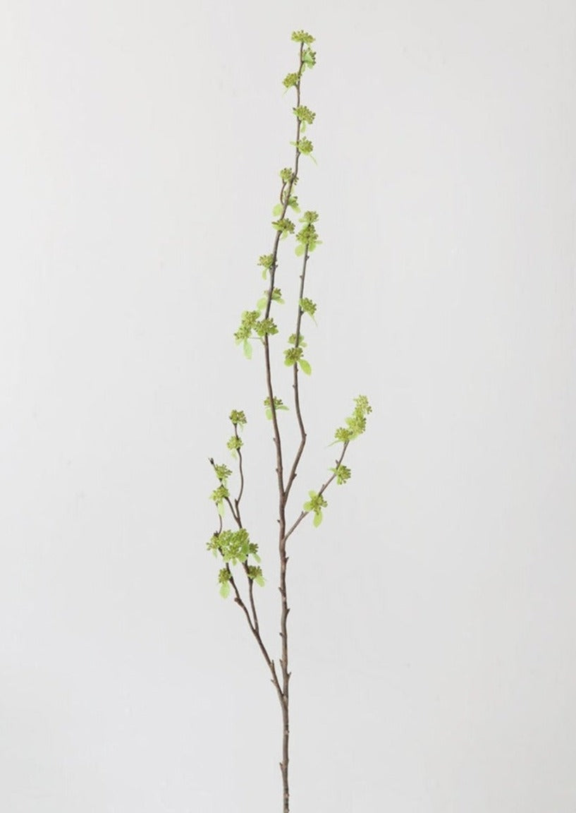 Artificial Budding Branches in Green Afloral Bud Branch