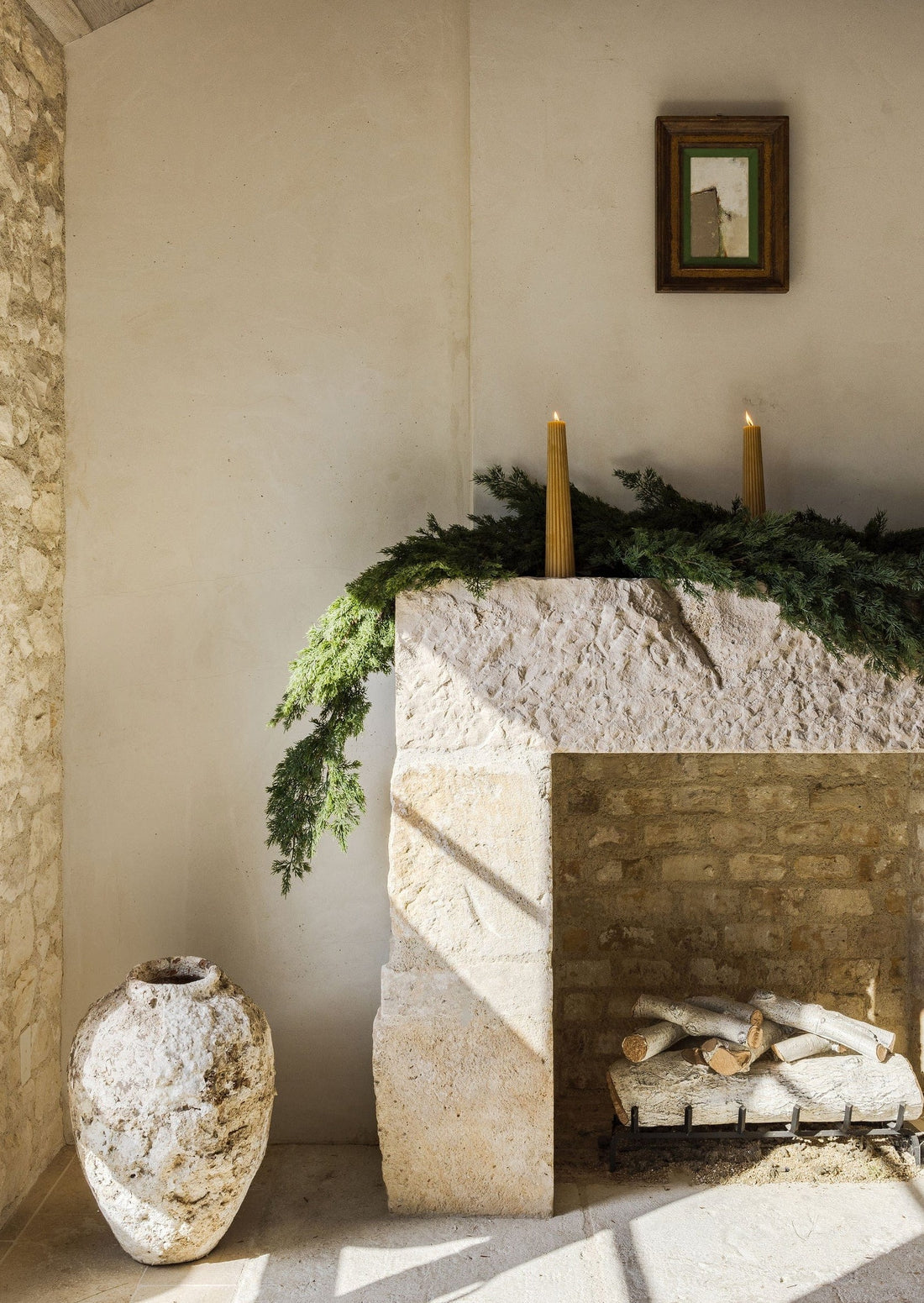 Afloral Artificial Cedar Christmas Garland Styled